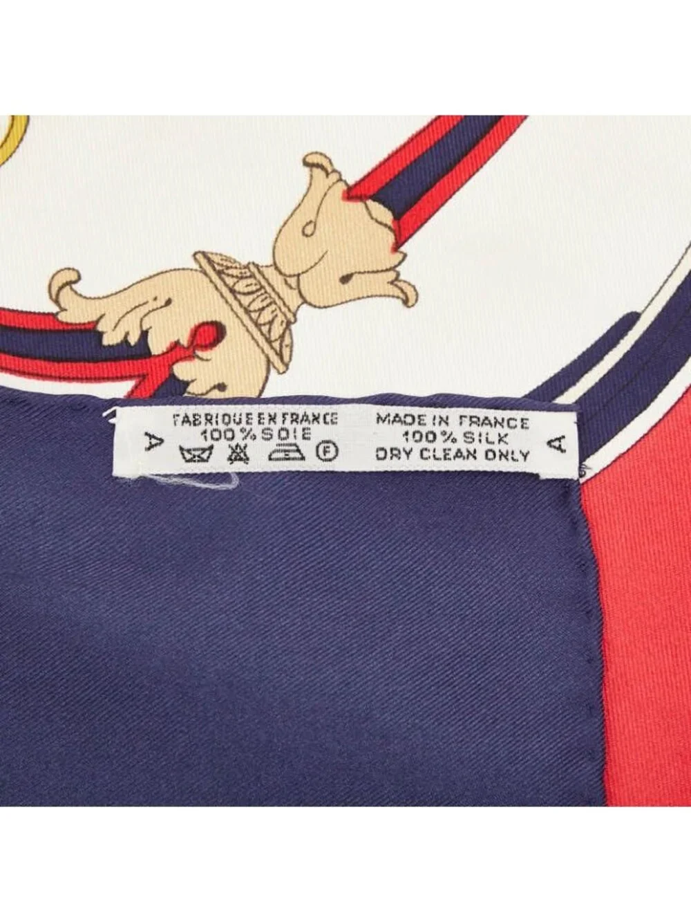 Hermes Carre 90 Washington's Carriage George Scarf Navy Multicolor Silk